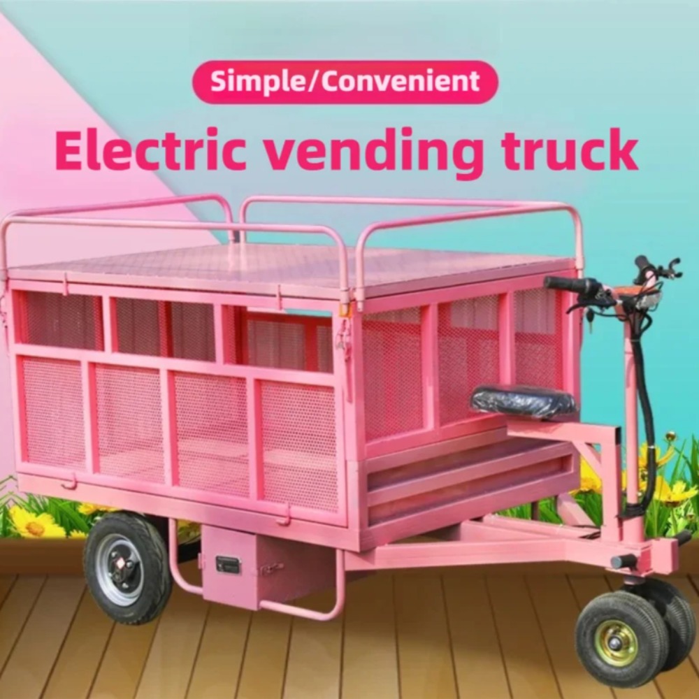 Snacks Food Stall - Трехколесная электрическая тележка-платформа с реверсивным ходом,