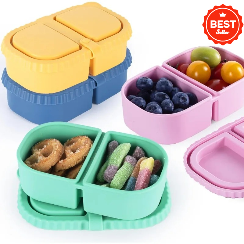 Food Snacks For Picnic - Многоразовые силиконовые контейнеры для закусок с