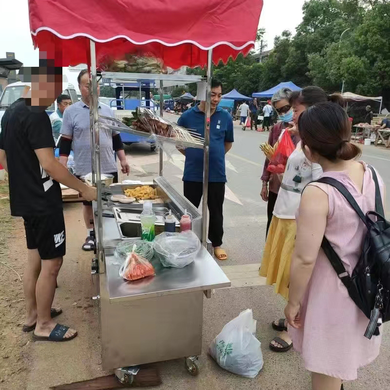 Мобильные газовые тележки-конв – обзор и цена Snacks Food Stall