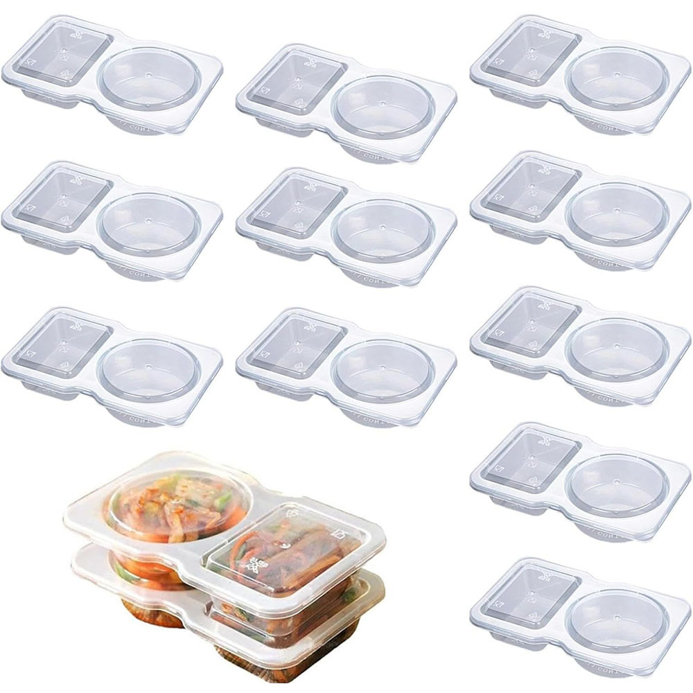 Двухсекционные одноразовые про – обзор и цена Food Snacks Wholesale