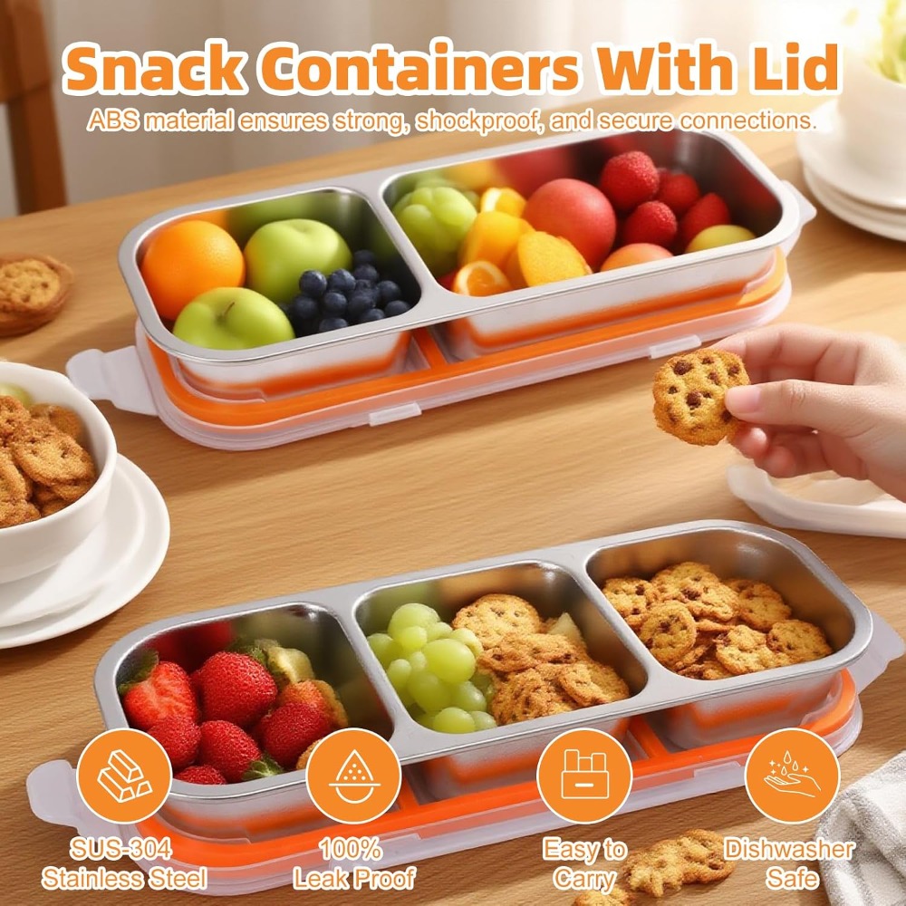 Контейнеры для закусок из нерж – обзор и цена Food Snacks For Picnic