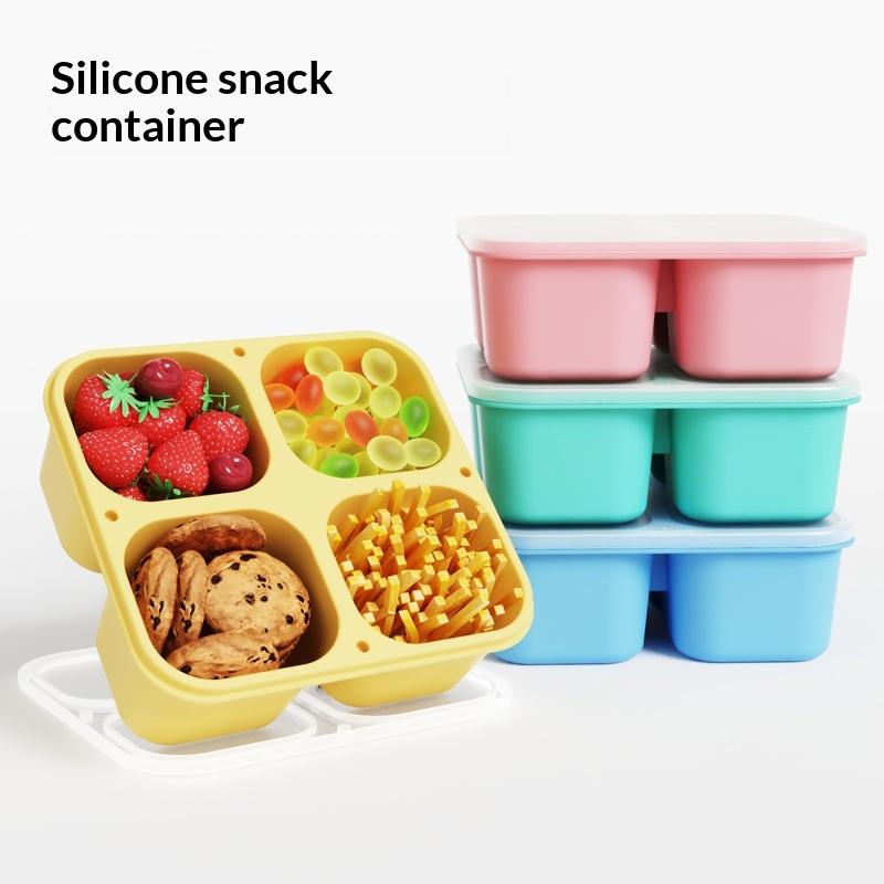 Силиконовый контейнер для еды  – обзор и цена Food Snacks For Picnic